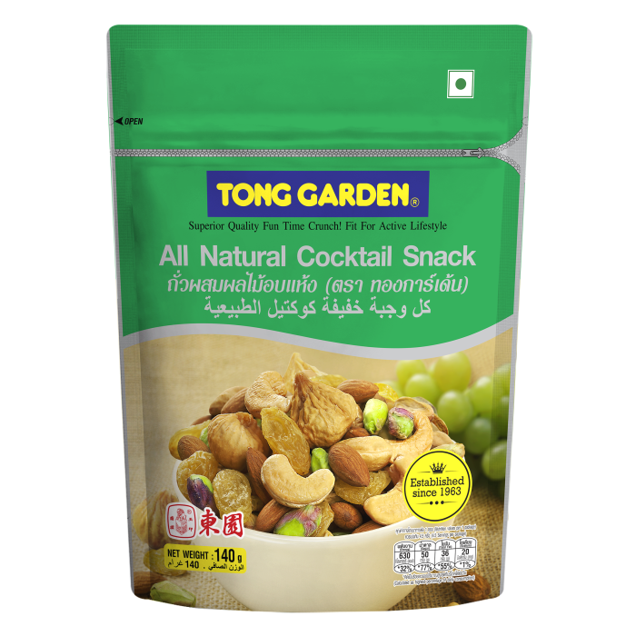 Tong Garden All Natural Cocktail Snack, 140g