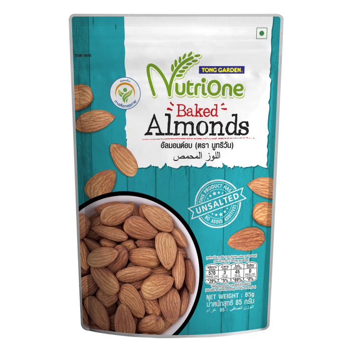 Tong Garden Nutrione Baked Almonds, 85g