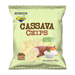  40g Tong Noi Sour Cream & Onion Flavor Cassava Chips